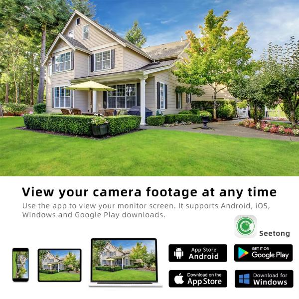 4.0mp Poe Cctv Home Security Dual light Night Vision Audio Seetong Ip Camera Two way Audio Poe Ip Network Camera