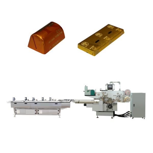 Full Automatic High-Accuracy Chocolate Wrapping Machine with 200-260 pics/min Packing Speed for Candy and Chocolate