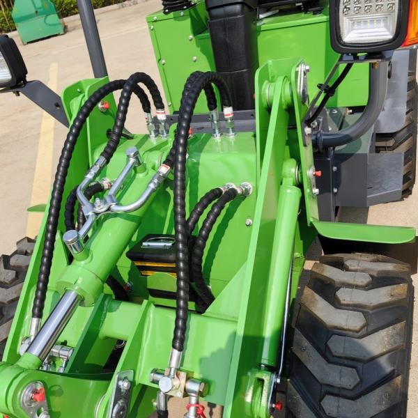 CE Mini Electric Wheel Loader Machine Battery Powered