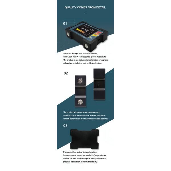 DMI810 Multi Axis 0.1mm Magnetic Digital Level And Angle Finder 100Hz 4H Scalability