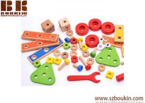 Quality 3D Wooden DIY puzzle  Educational Toys  for kids  Children Early Teaching Tear Open Outfit Wooden for sale