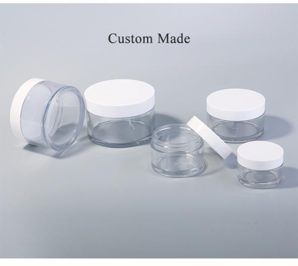 Pot 10G Small Plastic Makeup Containers Mini Transparent Jar