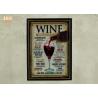 Buy cheap Home Decorations Decorative Wall Plaques Wood Wine Wall Signs MDF Pub Signs from wholesalers
