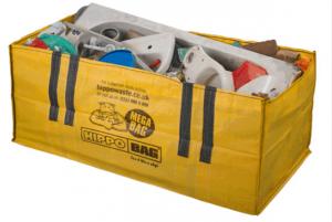 Quality 3 Cubic Yards Custom Colors Skip Bag For Debris Garbage Packing  Garbage Bag for sale