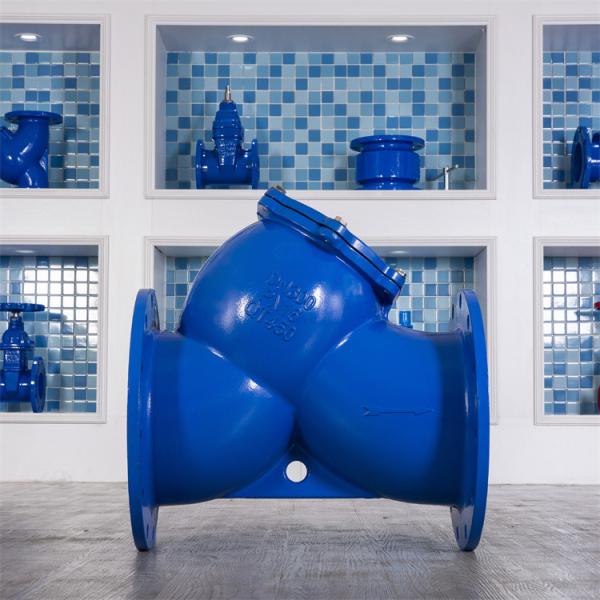 Carbon Steel Cast Iron Y Filter QT450 Dn150 PN10 Flanged Wye Strainer