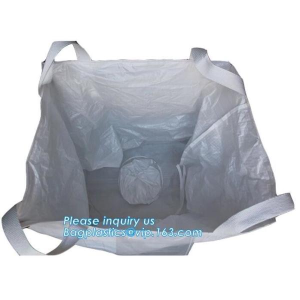 chinese supplier 1000kg rice flour woven bag pp big bag packing the GARBAGE sand earth,China supplier PP woven bulk big