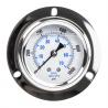 Buy cheap Crimped Type Liquid Filled Pressure Gauge 63mm For Silicone Oil from wholesalers