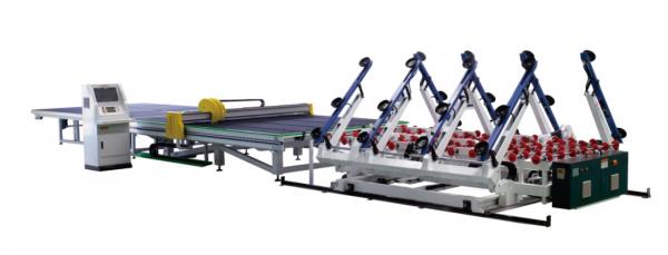 load 900KG 130 meter/min CNC Glass Cutting Machine Production Line For Window