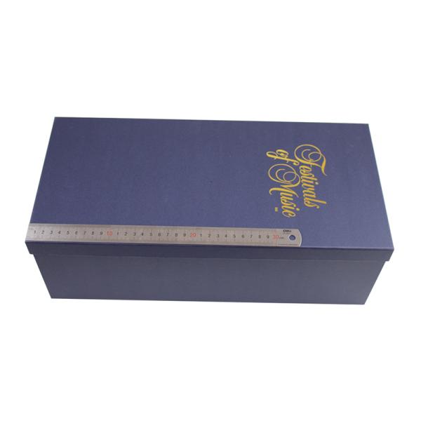 Custom Thick Cardboard Gift Boxes For Wine Bottles Beverage Storage Packaging
