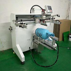 Quality Semi Auto LPG Can Cylindrical Screen Printing Machine With 1200mm printing length for sale