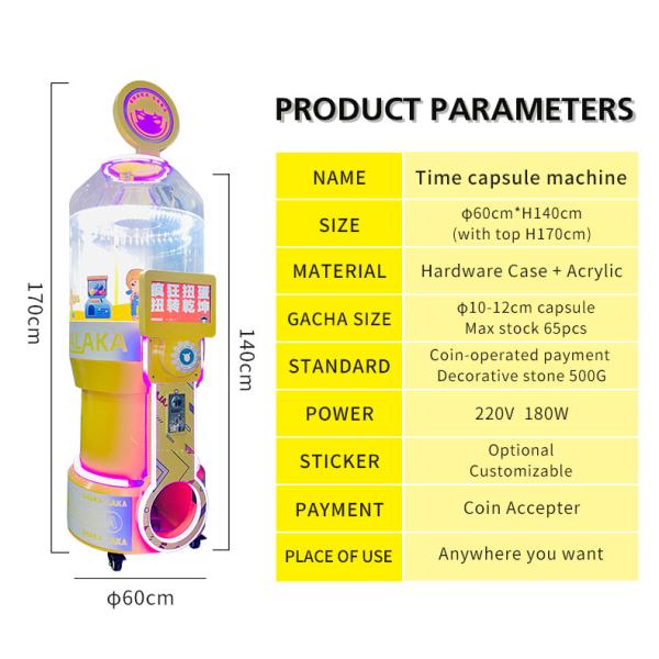 Professional Factory New Arrive Kids Amusement Equipment Super Mail Automatic Gashapon Machine Vending Toy Capsule Machine