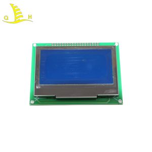 Customize 128 64 LED Backlight Transflective Negative COG LCD Module