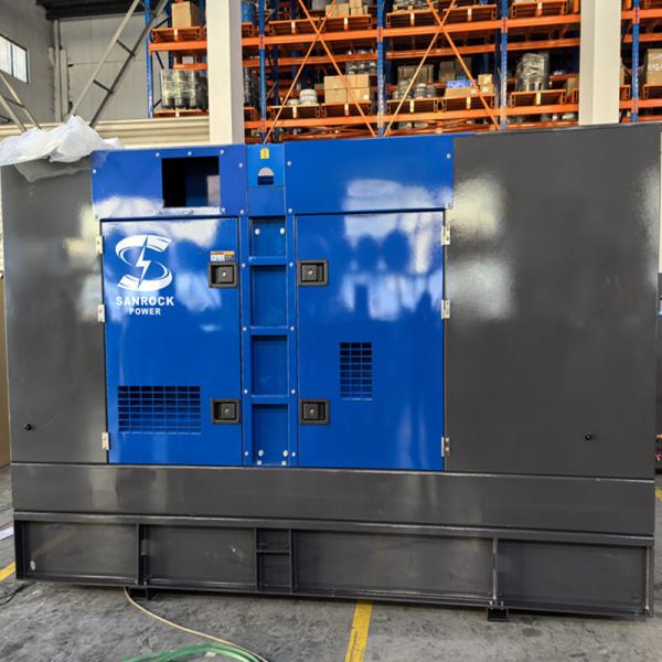 AC Three Phase Diesel Industrial Generator Set with Silent Operation and Water Cooling Syste