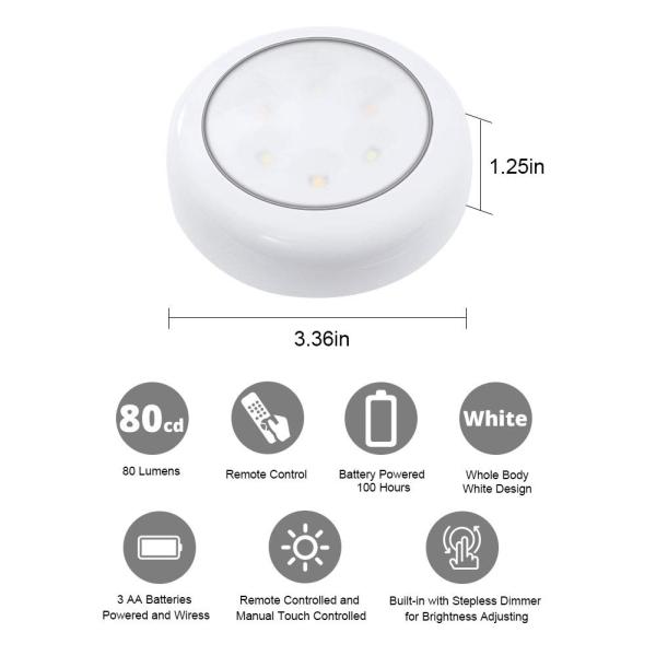 55 LUMENS Remote Control Under Cabinet Light