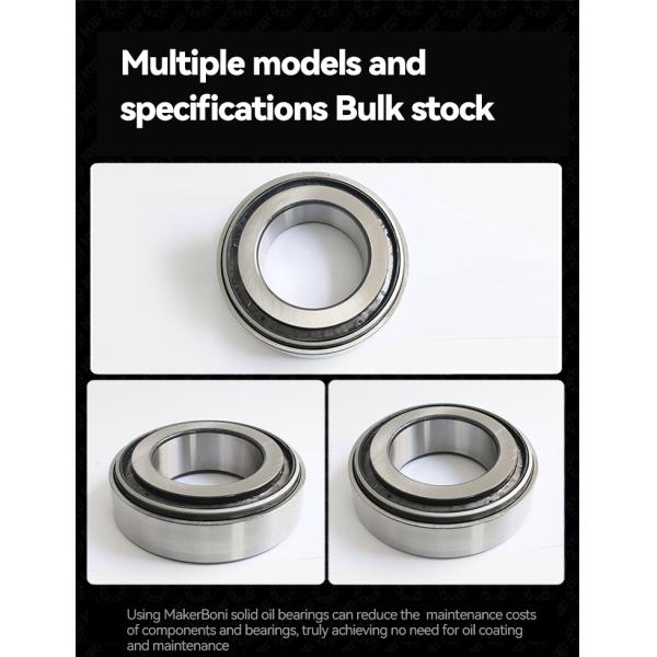 Angular Contact Ball Bearings Solid Oil Bearing for Pumps / Compressors / Electric Motors