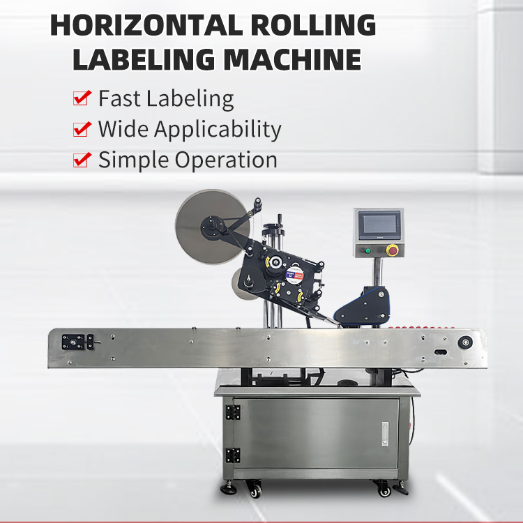 Customized Horizontal Labeling Machine Modular Bottle Labeler Machine