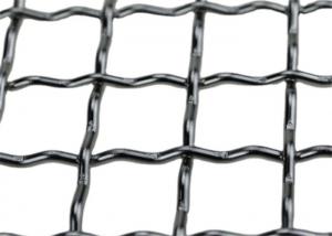 Quality Anti Rust Oil Painted Lock Crimp Wire Mesh Manganese Steel Screen For Coal Factories for sale