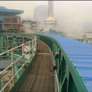 Quality Φ200mm Pipe Belt Conveyor | 50 t/h Enclosed Coal Transport System for sale