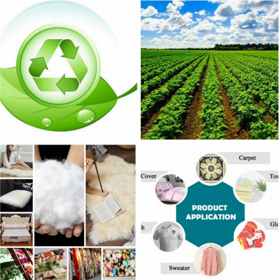 Bright Regenerated Nylon Fiber High Performance For Carpet Spinning