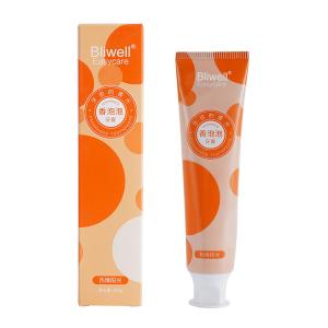 Quality Customized Orange Fruit Flavor Toothpaste Anti Cavity Freshing Breath for sale