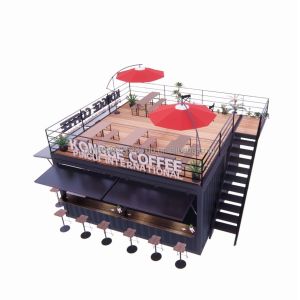 Modern Design Mobile Container Bar for Urban Houses Fully Equipped Prefab