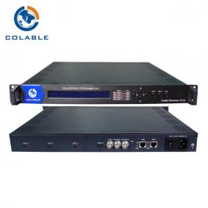 Quality HD SDI To ASI Encoder , 4 Channel MPEG - 4 AVC H 264 SDI To UDP Encoder COL5100D for sale