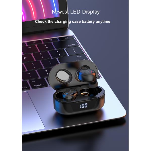 Sport TWS Small Wireless Bluetooth Earbuds Led Display Inpods Earphones