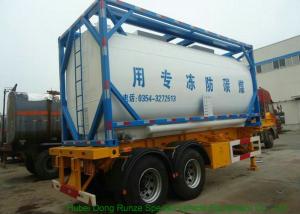 Quality High Strength ISO Tank Container For Ethylene Glycol , ISO Bulk Liquid Container for sale