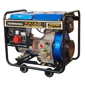 Quality Open Frame 6.3Kva Diesel Generator Recoil Starter For Factory / Oil Filed for sale