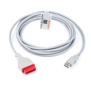Quality Gray TPU IBP Adapter Cable Durable Compatible For GE Marquette To USB for sale