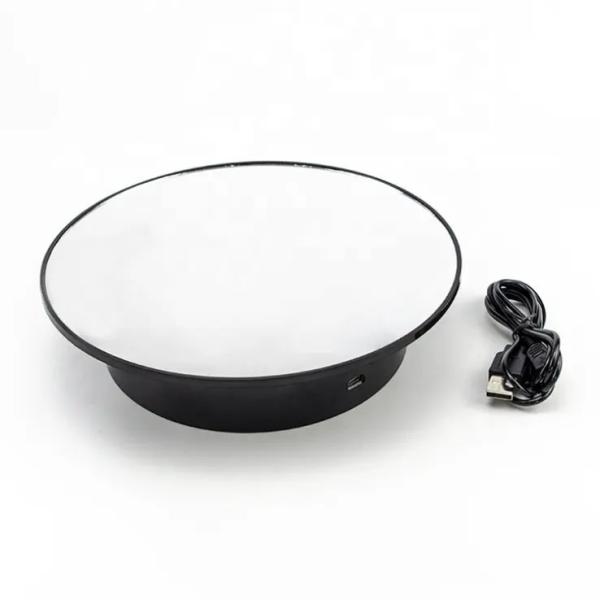 205mm Two Speed Rotating Photography Stand Electric Turntable Display Stand