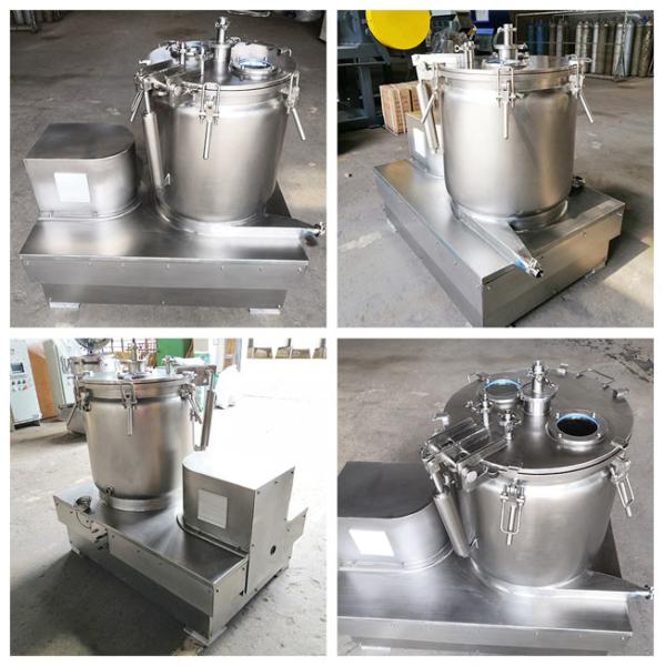 Hemp Oil Ethanol Extraction Filter Bag Basket Type Centrifuge Industrial Equipment