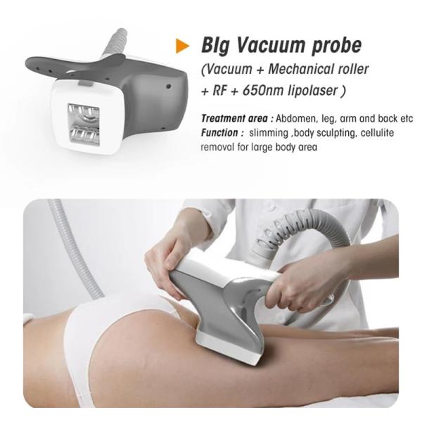 Vacuum Roller Therapy 4 In 1 Cavitation 40k Machine Rf Fat Removal
