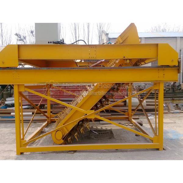 Fermenting Cow Manure Compost Turning Machine Chain Type
