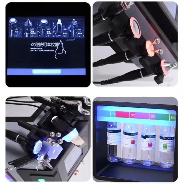 Vertical Multifunctional 8in1 Hydro Oxygen Machine H2O2 Skin Care Deep Cleaning