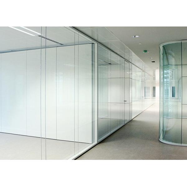 Modern Simple Design Glass Partition Wall Fire Prevention High Quality Glass Wall Partition