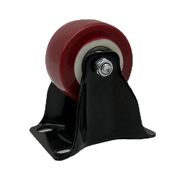 Buy 2 Inch Polyurethane Silent Caster Wheel Light Duty Trolley Casters at wholesale prices