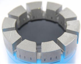 High Efficiency B / WL Flat Face Impregnated Diamond Core Drill Bits Long Life