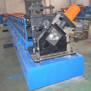 Quality SGS Metal Rack Roll Forming Machine Chain Driven Hardened Structure for sale