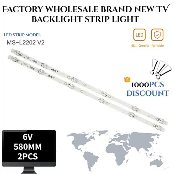 SMD3030 LED TV Backlight Strips 6LEDs For 32inch MS-L1343 JL.D32061330-081AS-M MS-L2202 V2
