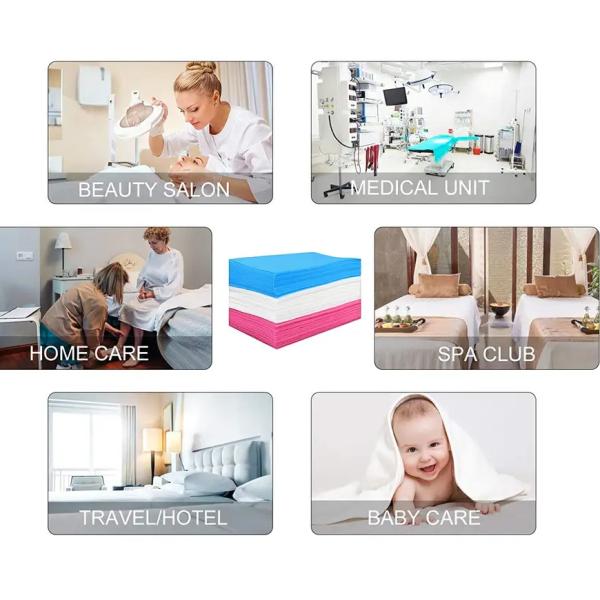 Lightweight Hotel Disposable Items Light Travel Disposable Bedding Set Hotel Items