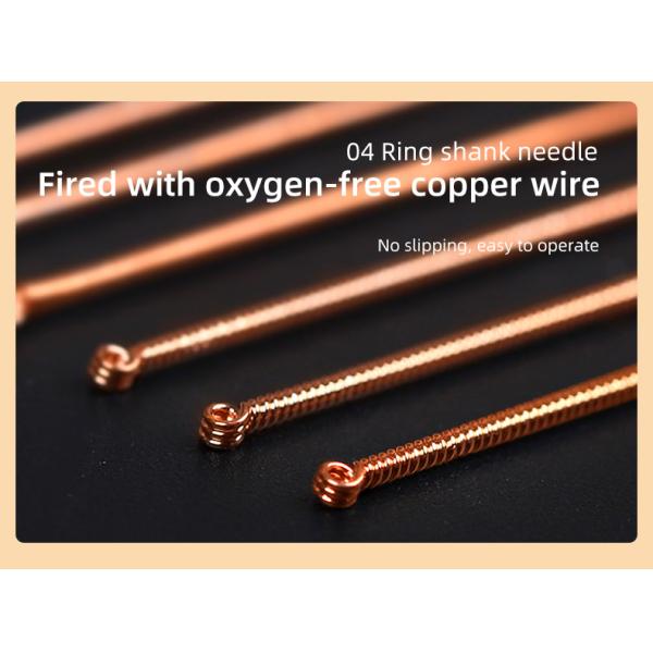 100pcs Zhongyan Taihe Disposable Acupuncture Needles Red Copper Ring Handle