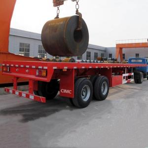 Quality Double Fuwa Axle 40Tons Bogie 40 FT Container Chassis for sale