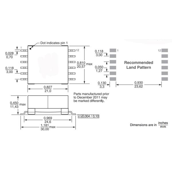 Ferrite Core Flyback SMPS Transformer For DC/DC Converter JA4372-AL / JA4387-AL