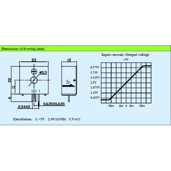 Small Hole Closed Loop Hall Effect Sensor Optimized Response Time CSM040GT5