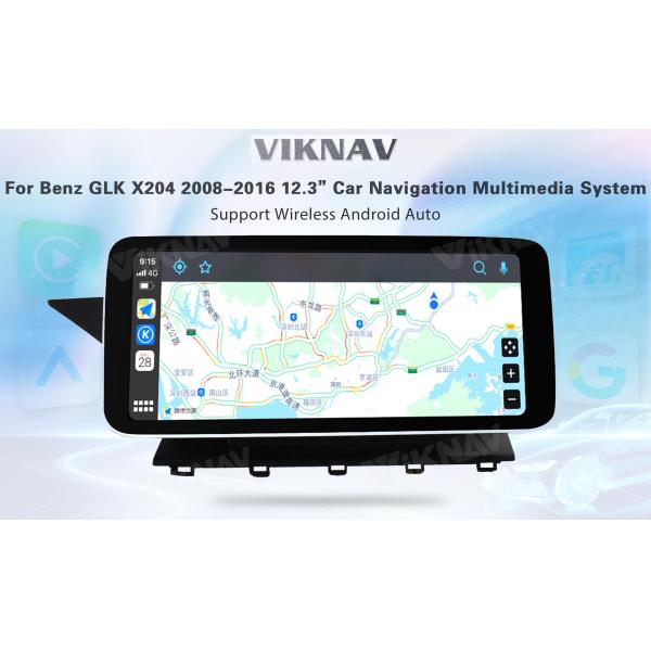 Multimedia GLK Android Screen Mercedes Head Unit For Benz Class X204 2008-2016