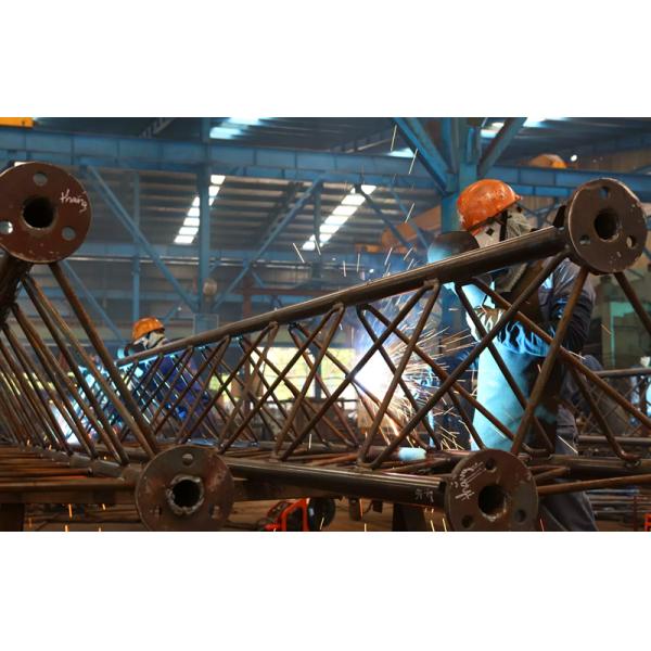 Self Supported Tubular Steel Lattice 5G Cellular Communication Tower