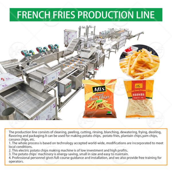 HFD Manufacturer Automatic Chips Making Machine Potato Chips Making Plant