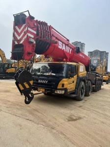 Quality Sany Used Mobile Crane Trucks 220T 360kW/rpm Second Hand Truck Mounted Cranes for sale