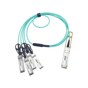 Quality 100G QSFP28 To 4x 25G SFP28 AOC Optical Active Cable for sale